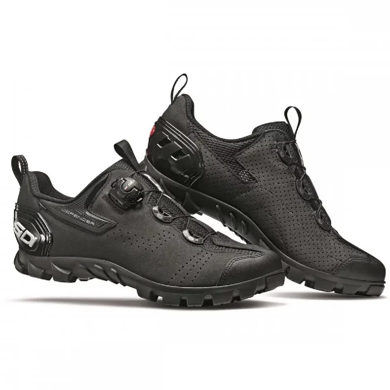 cycling clothing with soft weave-Scarpe Sidi Defender 20 MTB - Nero