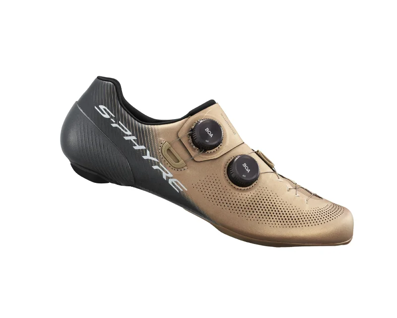 cycling clothing with glare guard-Shimano S-PHYRE SH-RC903S Shoe Champagne (Limited Edition)