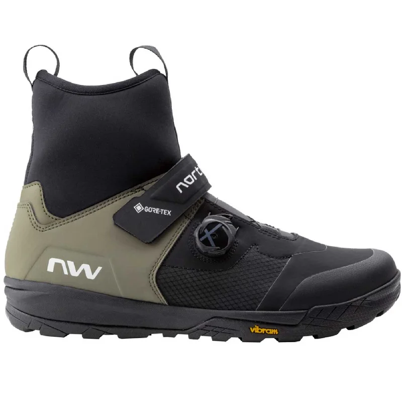 cycling clothing for race ends-Scarpe mtb Northwave Kingrock Plus GTX Tech - Nero verde