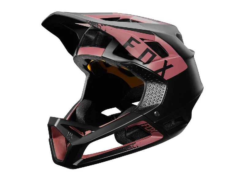 Bicycle helmet comfort tuned-Fox Racing Proframe Mink Full Face Helmet - Womens - Desert Rose