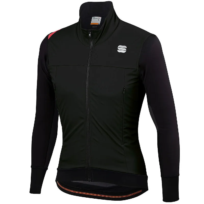 cycling clothing for early spins-Giacca Sportful Fiandre Strato Wind - Nero