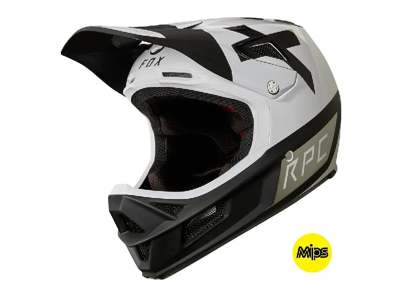 Bicycle helmet value choice-Fox Racing Rampage Pro Carbon Preest Helmet - White-Black