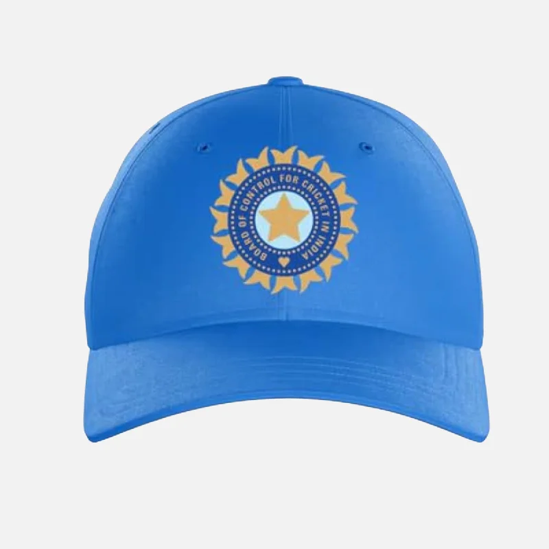 Ventilated aero bike helmet-India Cricket  ICC World Cup Team Cap -Bright Blue