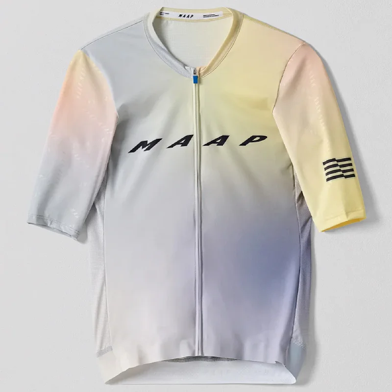 cycling clothing with fun rides-Maglia Maap Blurred Out Pro Hex - Giallo