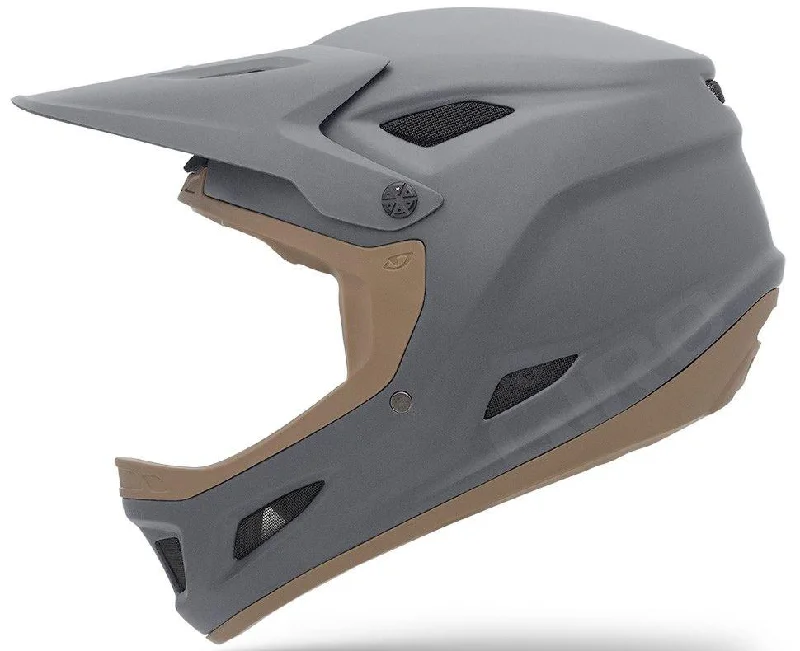 Bicycle helmet trend fit-Giro Cipher Full Face Helmet - Matt Titanium