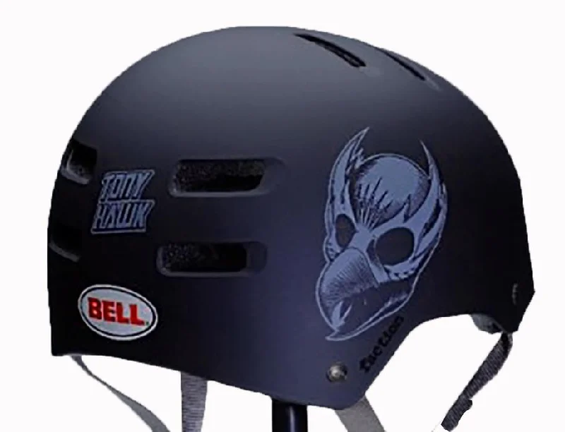 Bicycle helmet shift companion-Bell Faction Classic Tony Hawk Skate Helmet - Black