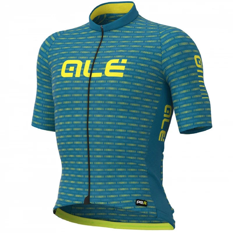 cycling clothing with long runs-Maglia Ale PR-R Road - Blu