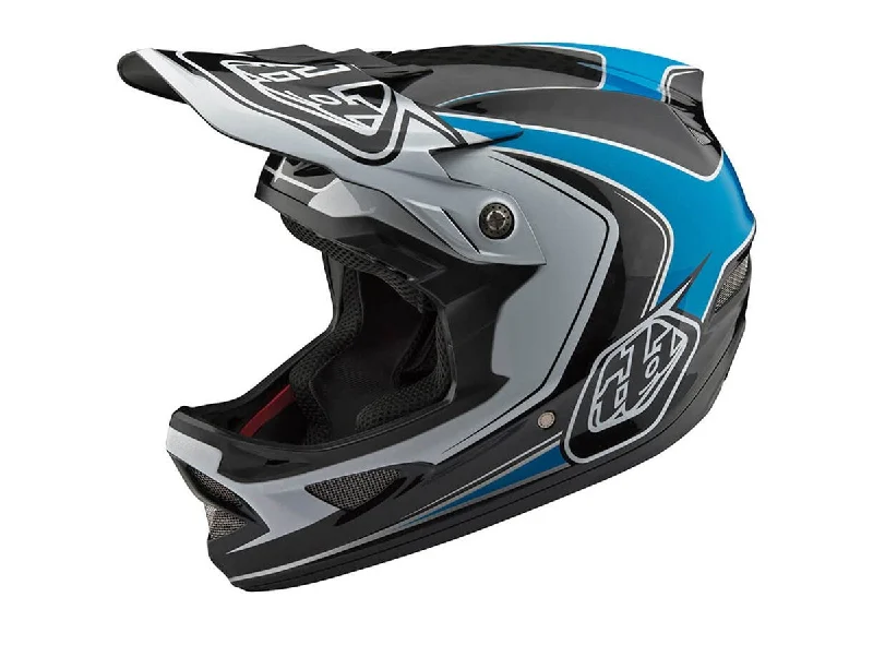 Bicycle helmet storm pick-Troy Lee Designs D3 Carbon MIPS Full Face Helmet - Mirage - Ocean - 2018