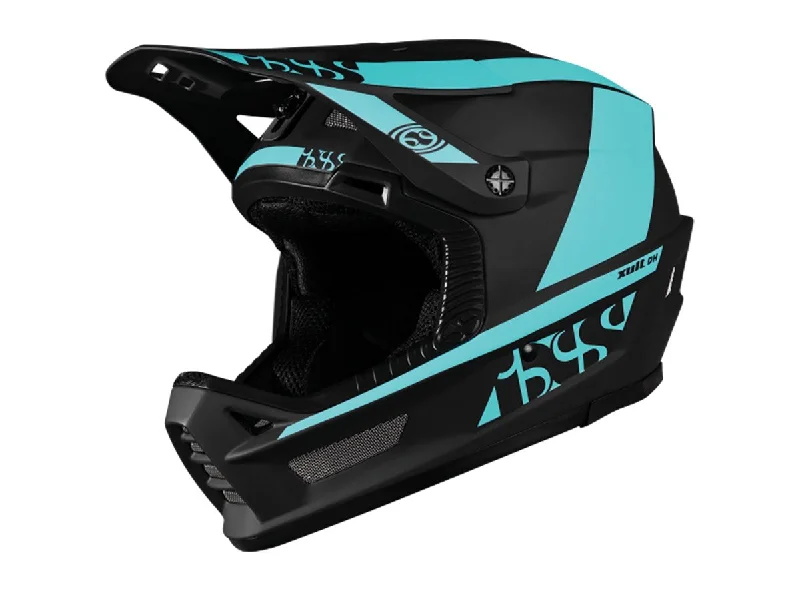 Bicycle helmet custom order-iXS Xult DH Full Face Helmet - Lagoon