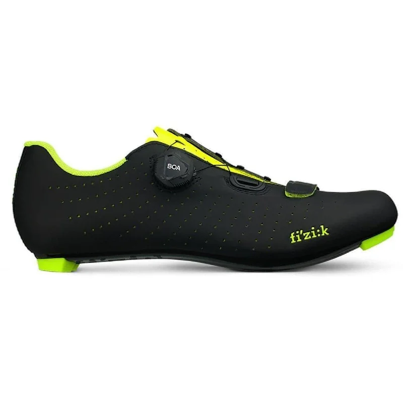 cycling clothing with clingy legs-Fizik R5 Tempo Overcurve Mens Road Cycling Shoes - Black