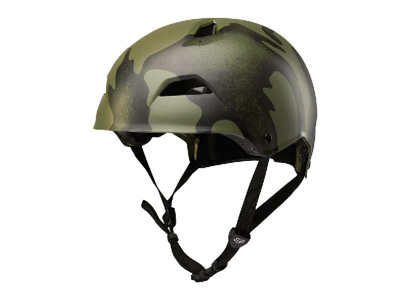 Bicycle helmet low cost-Fox Racing Flight Camo Dirt Jump Helmet - Green Camo