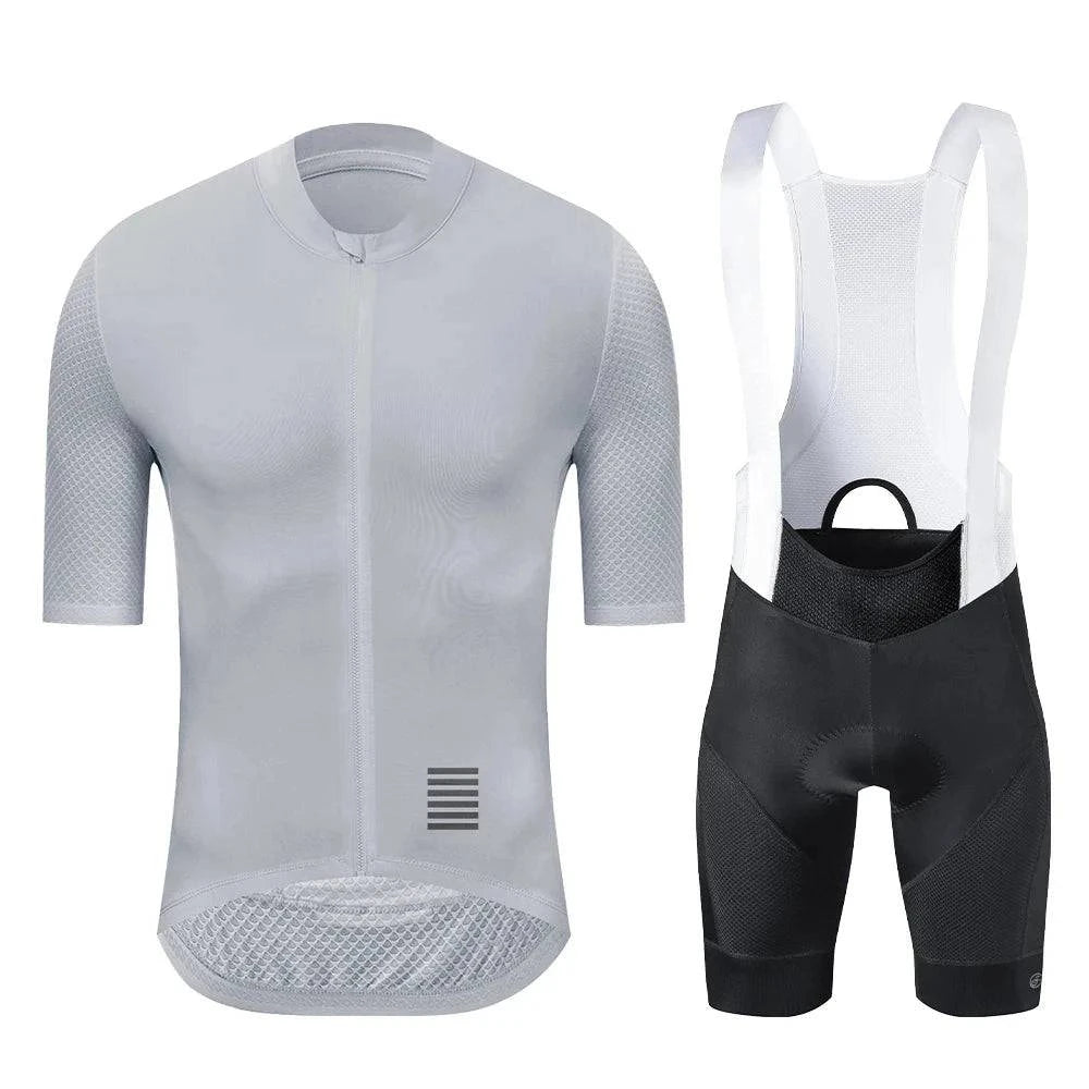 cycling clothing with dusk visibility-Men's Cycling Set Summer Cycling Jersey Kits Road Bike Clothes Bicycle Clothing Riding Maillot Cycling Clothing