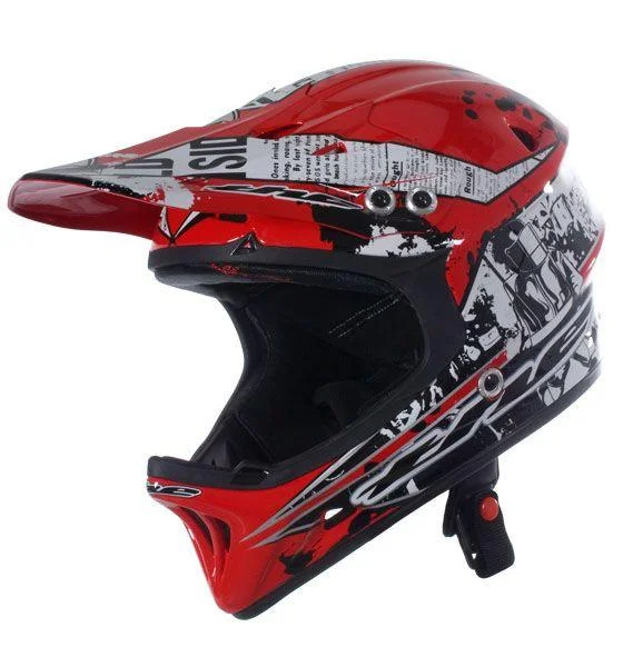 Bicycle helmet low cost-THE T2 Composite Full Face Helmet - Riot