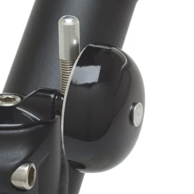 Spring Bell Black Mounts On Top Cap Of Headset Mirrorcycle Bells Horn s