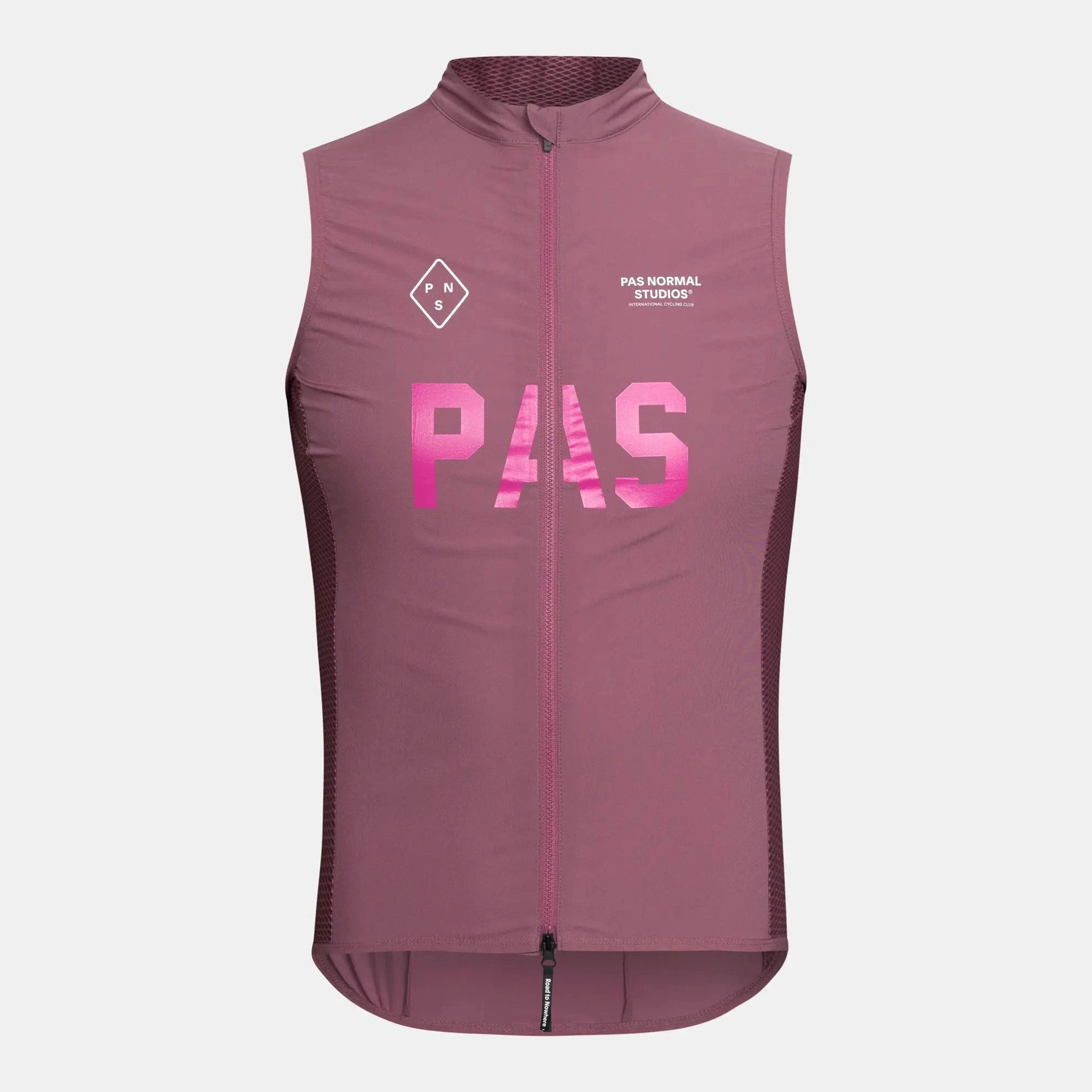 cycling clothing with high flex-Gilet Pas Normal Studios Mechanism Stow Away - Rosa