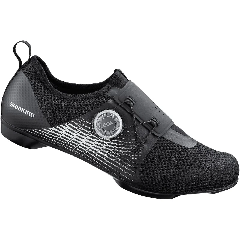 cycling clothing for puddle proofing-Shimano IC500W Indoor / Spinning Womens Cycling Shoes - Black