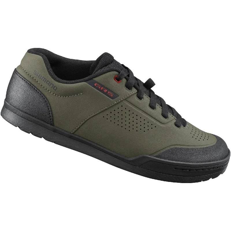 cycling clothing with mini zip-Shimano GR501 Flat Pedal MTB Shoe - Olive