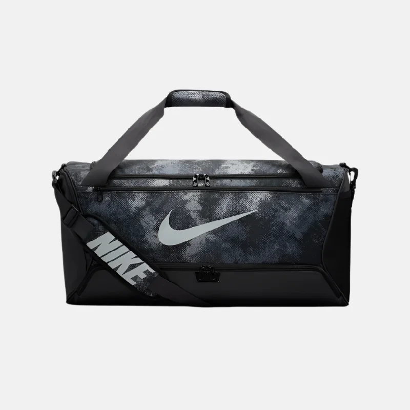 Airy mesh cycling cap-Nike Brasilia Duffel Bag Medium 60L - Iron Grey/Black/Light Smoke Grey