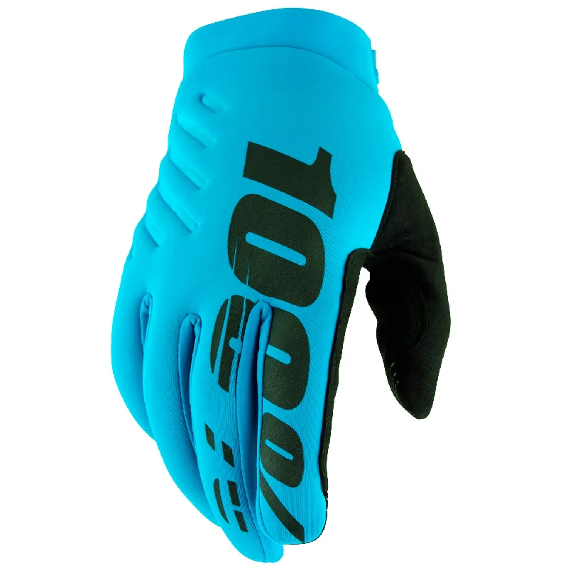 cycling clothing for fast trades-Guanti 100% Brisker - Azzurro