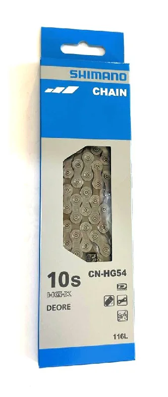 Cruiser bike chainstay anti-slip protector-Shimano 10 Speed Chain CN-HG54 Deore Dyna-sys MTB Bike Chains 116L NEW