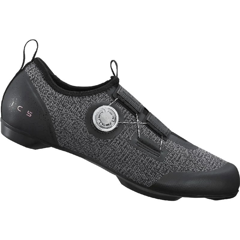 cycling clothing for time trials-Shimano IC501 Indoor / Spinning Unisex Cycling Shoes - Black