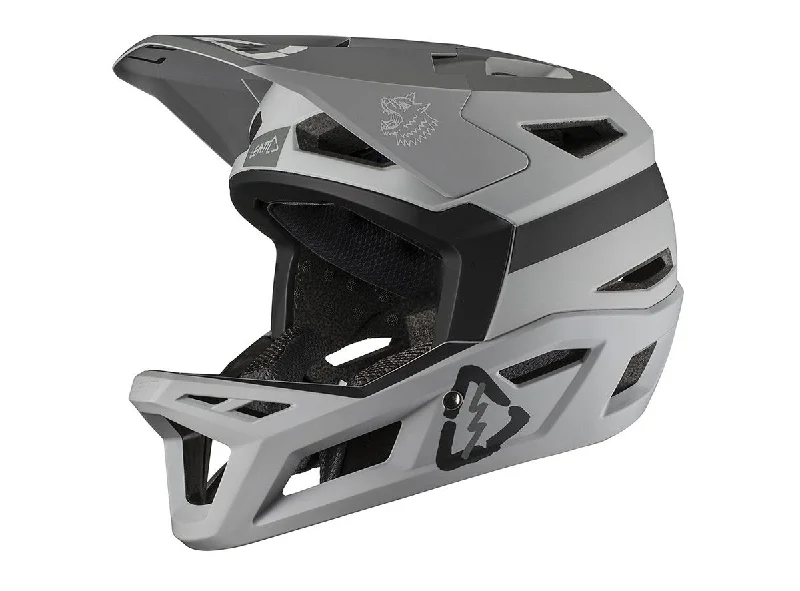 Bicycle helmet path partner-Leatt DBX 4.0 V19.3 Full Face Helmet - Steel