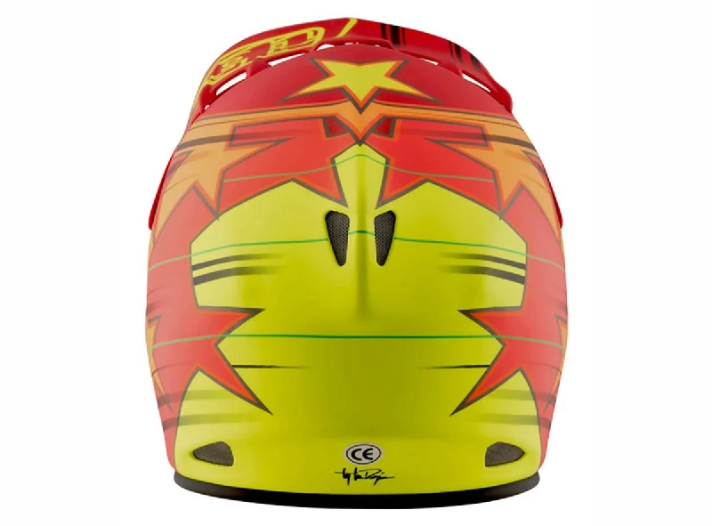 Bicycle helmet easy buy-Troy Lee Designs D2 Fusion Full Face Helmet - Red