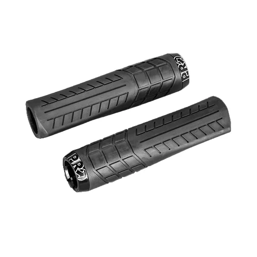 durable grooved bike grips-Pro Ergonomic Race Grips - Black