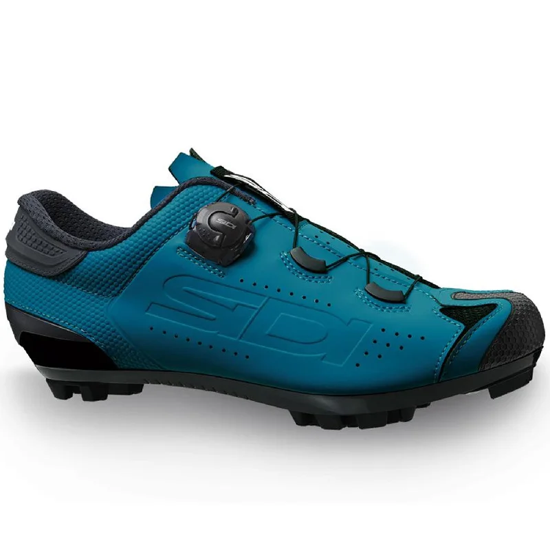 cycling clothing for city spins-Scarpe Sidi MTB Dust - Azzurro