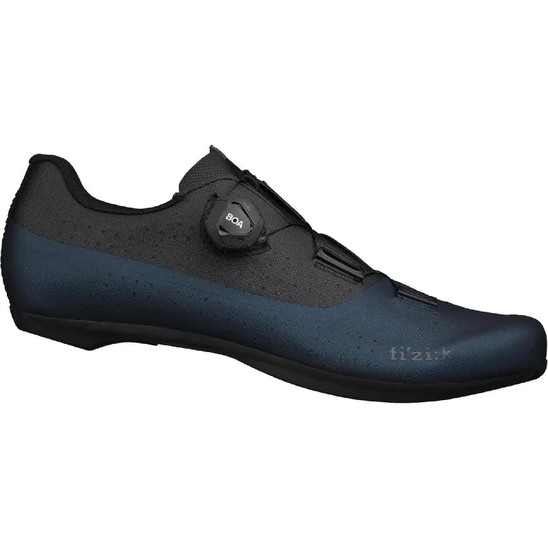 cycling clothing with deep fleece-Fizik R4 Tempo Overcurve Mens Road Cycling Shoes - Blue