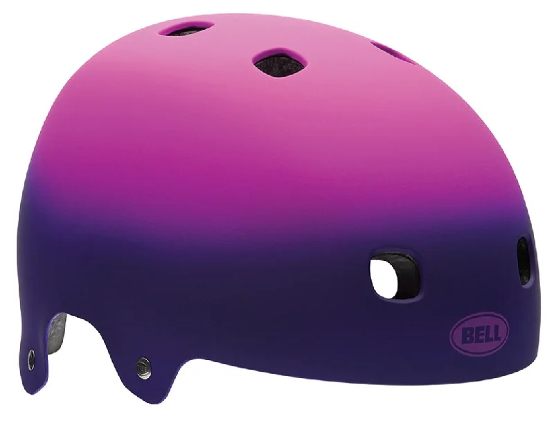 Bicycle helmet elite pick-Bell Segment Graphics Helmet - Matt Purple Comet