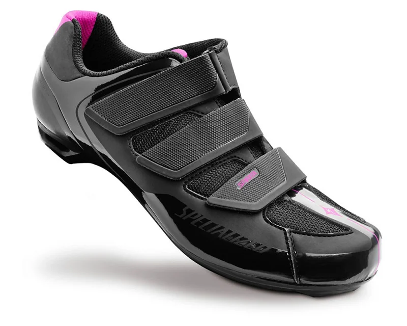 cycling clothing with snug support-Specialized Spirita Road Shoe Wmn - Blk/Pnk 37