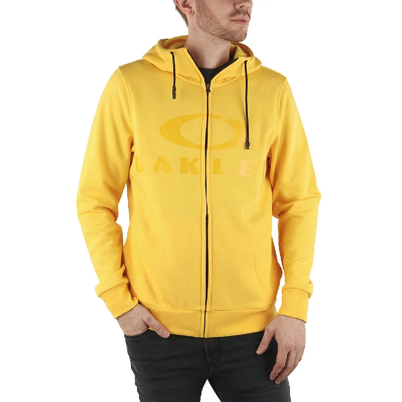 cycling clothing for pavement riders-Felpa Oakley Bark - Giallo