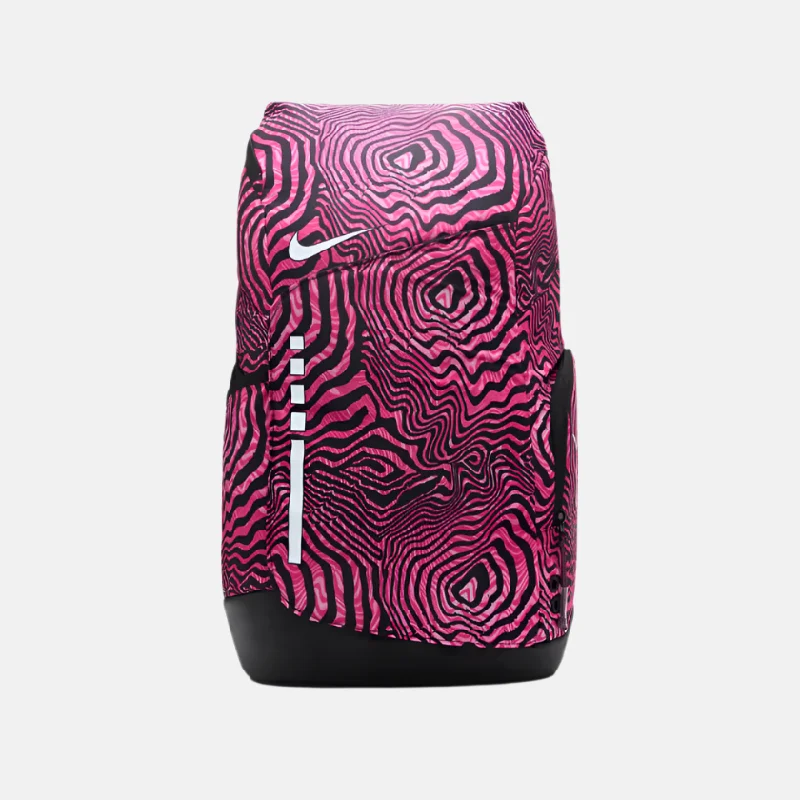 Airflow cycling gloves-Nike Hoops Elite Backpack (32L) - Black/Pinksicle/White