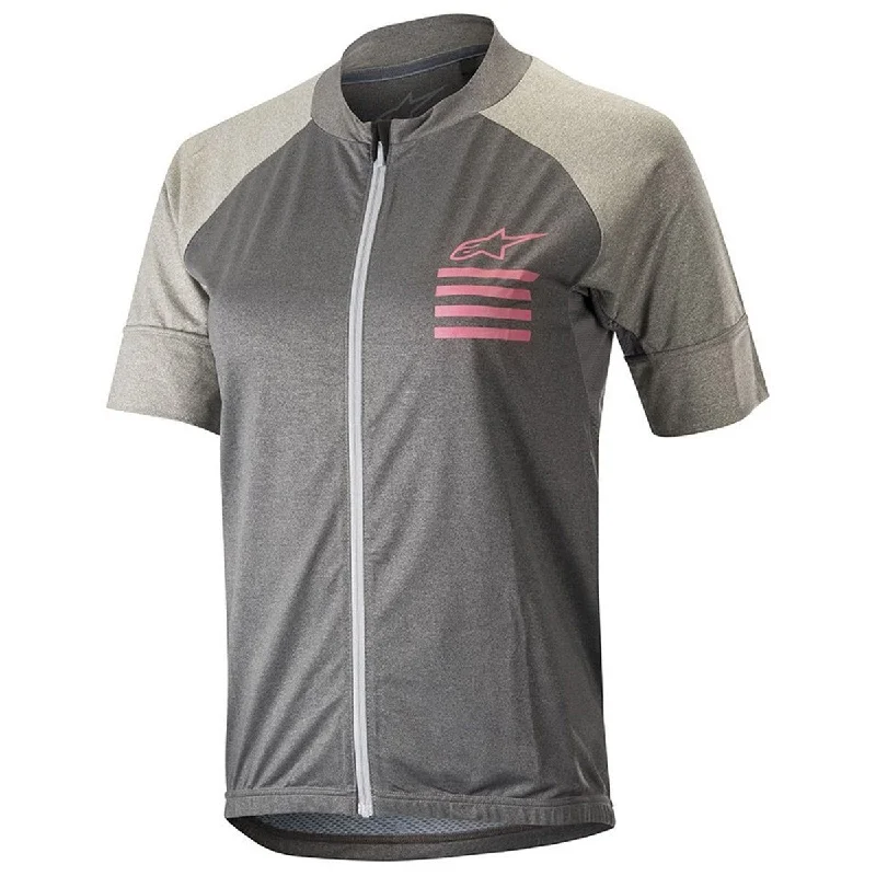 cycling clothing for huge tours-Maglia Donna Alpinestars Stella Trail - Grigio rosa