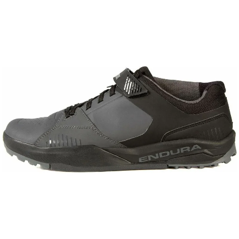 cycling clothing with deep warmth-Endura MT500 Burner Flat Mens MTB Cycling Shoes - Black