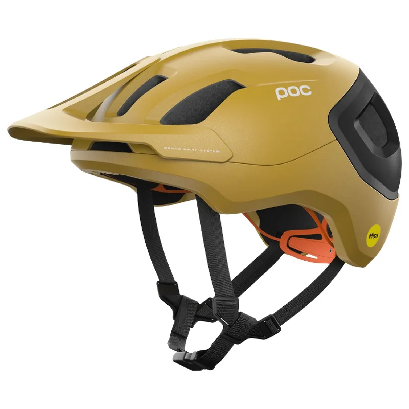 Bicycle helmet fade resistant-Casco Poc Axion Race Mips - Oro