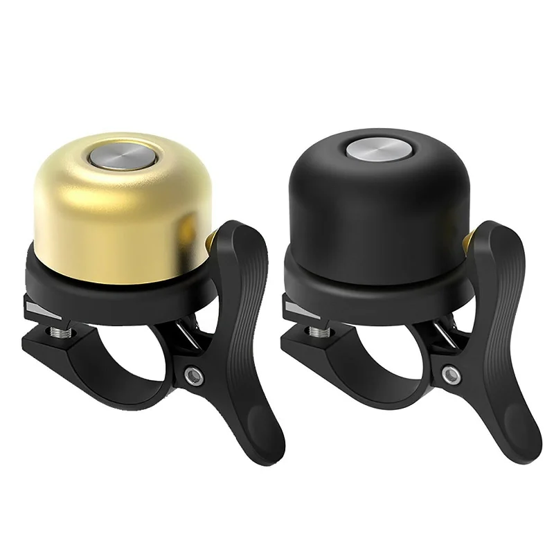 MEROCA Bicycle Bell for AirTag Bike Mount Tracker Waterproof Classic Brass Holder Hides Air Tag Under Bike Bell