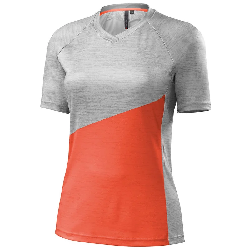 cycling clothing with big zips-Maglia Donna Specialized Andorra Comp - Grigio arancio