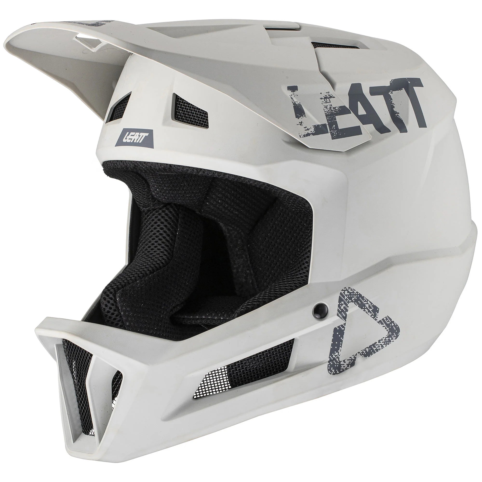 Bicycle helmet versatile fit-Leatt MTB 1.0 DH Full Face Helmet -  Steel - 2021