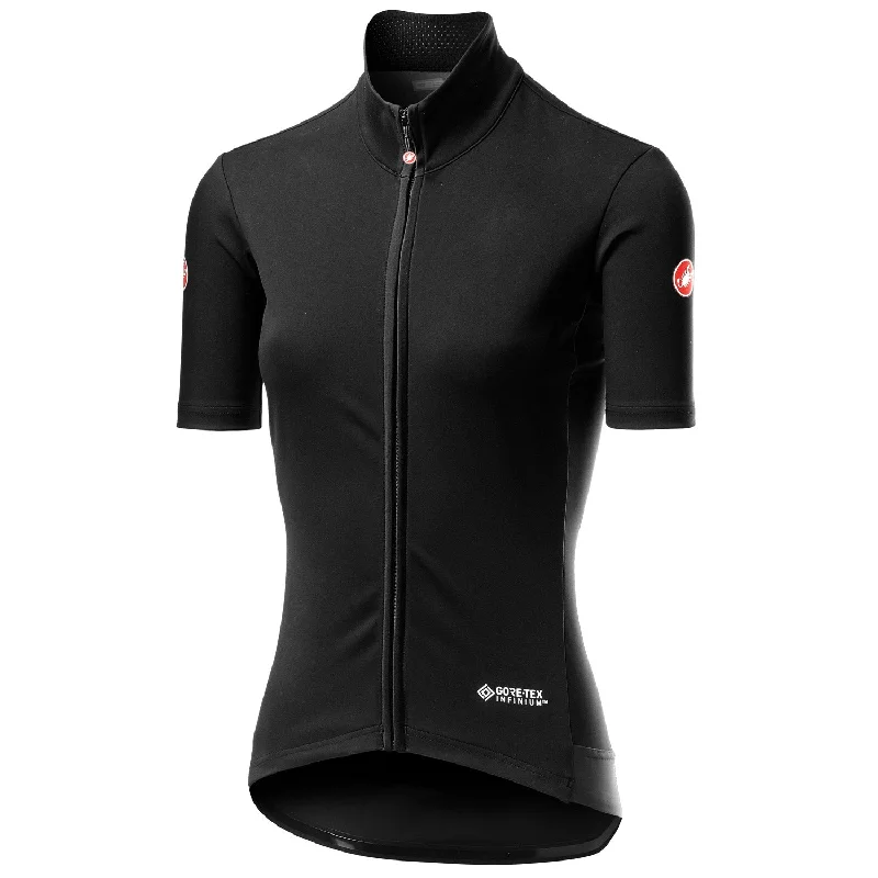 cycling clothing with air slits-Maglia donna Castelli Perfetto Light RoS - Nero