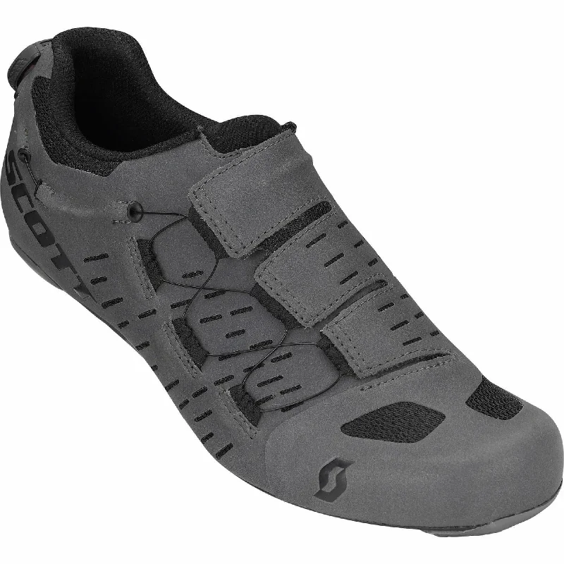 cycling clothing for every season-Scott Aero TT Mens Road Cycling Shoes - Grey