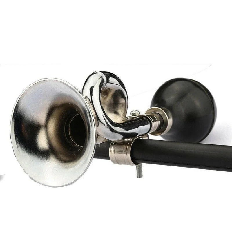 Retro Bicycle Snail Air Horn Loud Full Mouthed Bicycle Cycle Bike Bugle Trumpet Bell Mountain Bike Riding Bicycle Accessories