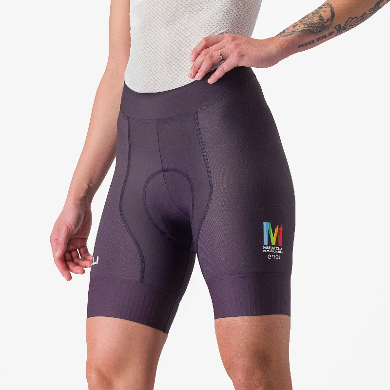 cycling clothing for prime riders-Pantaloncino donna Maratona Dles Dolomites - Enel 2024