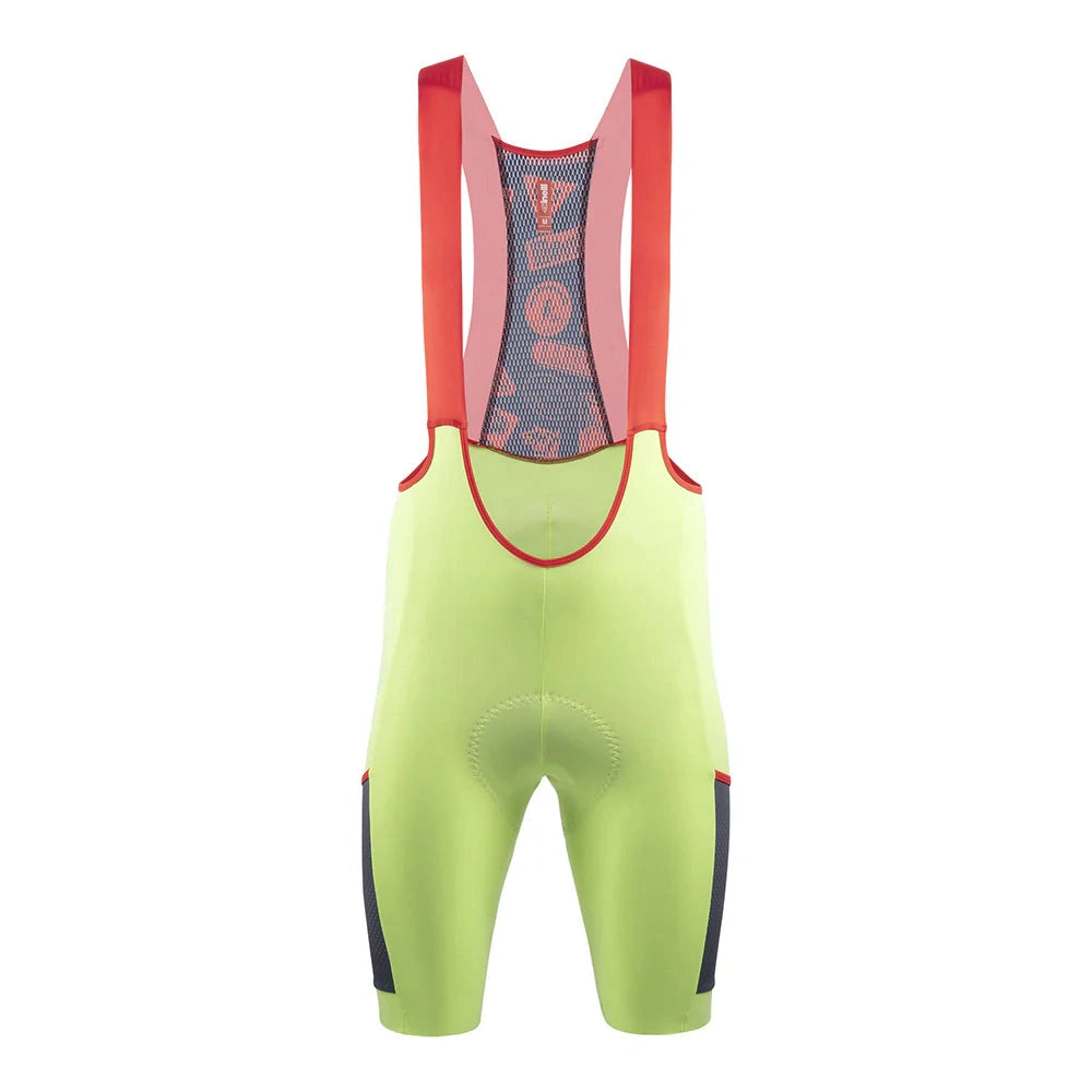 cycling clothing for wet spins-Salopette Cinelli Gravel - Verde fluo