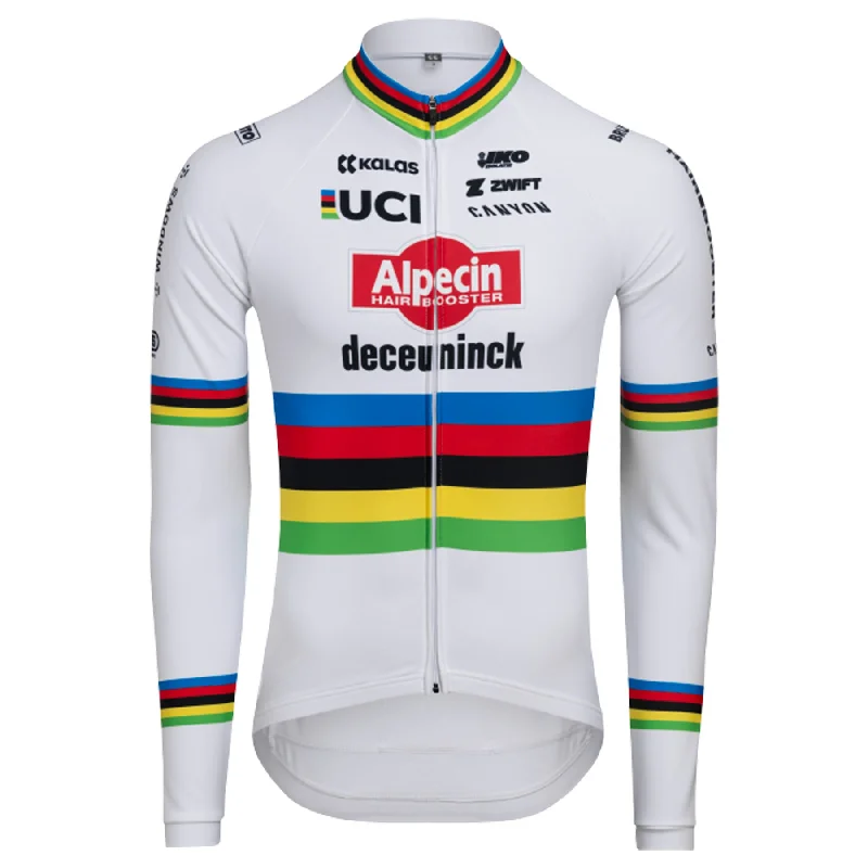 cycling clothing with smooth fit-Maglia maniche lunghe Alpecin Deceuninck 2024 - WC