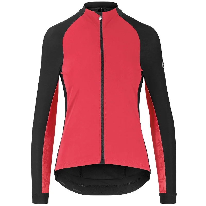 cycling clothing with velvety touch-Giacca donna Assos Uma GT Spring/Fall - Rosa