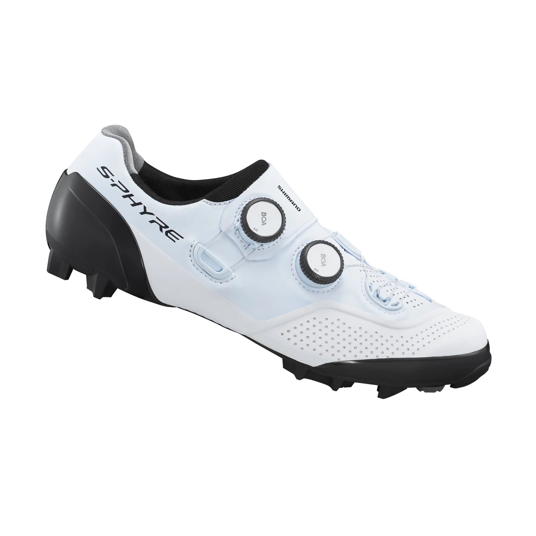 cycling clothing with big vents-Shimano XC902 S-Phyre SPD XC MTB Shoe - White