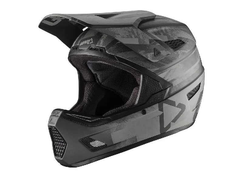 Bicycle helmet cruelty free-Leatt DBX 3.0 DH V20.1 Full Face Helmet - Black