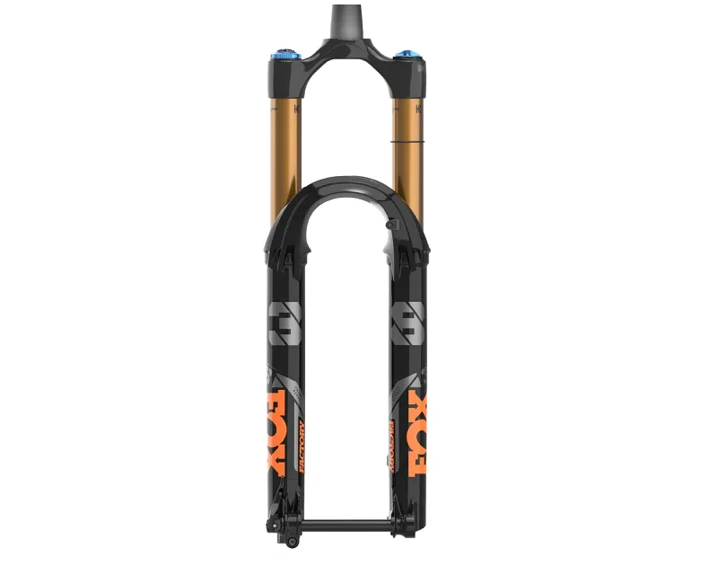 easy-install multi-layer bike grips-FOX 38 FACTORY SERIES SUSPENSION FORK - 29", 170 MM, KABOLT  X 110 MM, 44 MM OFFSET, SHINY BLACK, GRIP 2